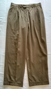 BRITCHES by Nordstroms Dress Slacks Tobacco Brown Men's Size 34R - Picture 1 of 13
