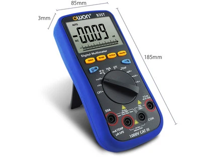 OWON B35T T-Rms Digitalmultimeter Mit Temperatur Messgerät Bluetooth Android Dmm - Bild 1 von 4
