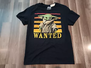 Star Wars Baby Yoda Wanted Men Size Medium t shirt NWT - Picture 1 of 9
