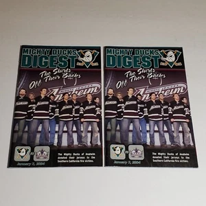 Anaheim Mighty Ducks 7 gennaio 2004 Programmi di digestione X2 - Foto 1 di 3