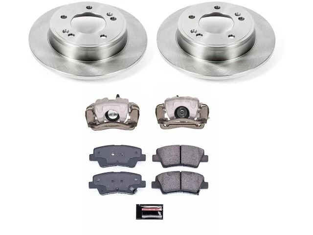 Kit de pastillas de freno trasero y rotor para Kia Soul 2015 KD716YM 2014-2016 Foto 1 de 1