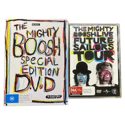 The Mighty Boosh DVD Edición Especial Live Future Sailors Tour R4 Lote Paquete Foto 1 de 4