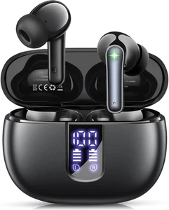 Ear Buds Wireless Earbuds - Bluetooth 5.3 Headphones (48H Playback) Black - Picture 1 of 6