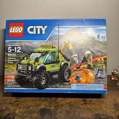 Lego City Volcano Exploration Truck 60121 (175 Pieces) Retired  Sealed - Image 1 of 4