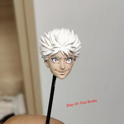 1/12 Jujutsu Kaisen Gojo Satoru Cabeza Tallada Para 6" Romankey VTOYS Figura Cuerpo Foto 1 de 4