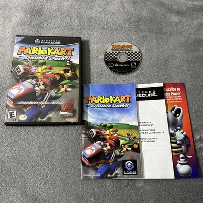 Mario Kart Double Dash - Nintendo GameCube Tested 2003 CIB w/ Booklet & Inserts - Image 1 of 4