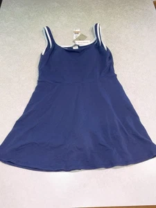 Tommy Bahama Island Cays Cabana Romper Dress Navy Blue White Small Athletic NWT - Picture 1 of 8