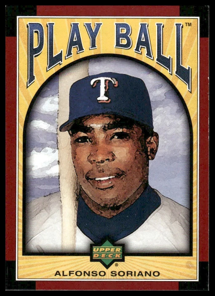 2004 Upper Deck Play Ball #17 Alfonso Soriano Texas Rangers - Image 1 of 2