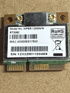 HALBE MINI WIFI KARTE WIRELESS WPER-120 RT3092 - Bild 1 von 2