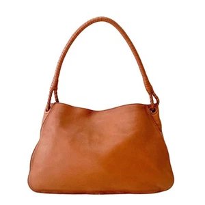 Bolso de hombro BOTTEGA VENETA de cuero marrón caramelo - Imagen 1 de 16