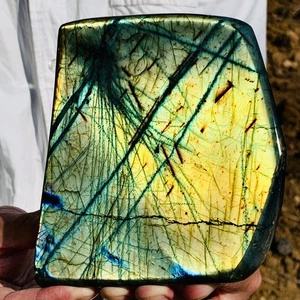 2.71LB Natural Labradorite Quartz Crystal Freeform Mineral Specimen Healing - Picture 1 of 9