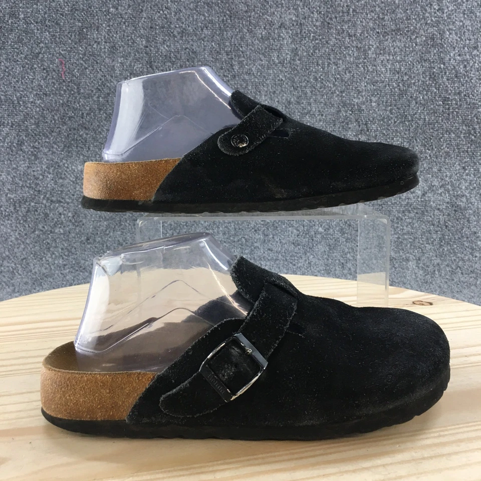 Betula By Birkenstock Shoes Womens 38 Clog Black Slip On Closed Toe Casual Flats - Image 1 of 4