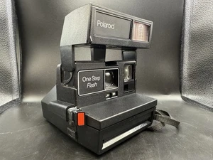 Polaroid 600 One Step Flash Instant Camera 1980's Tested - Picture 1 of 20