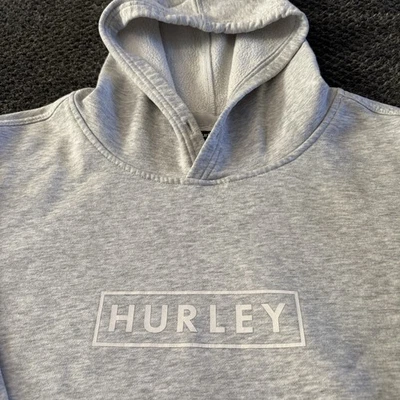 Sudadera con capucha pulóver de manga larga para hombre Hurley XL gris sin cordón Foto 1 de 4