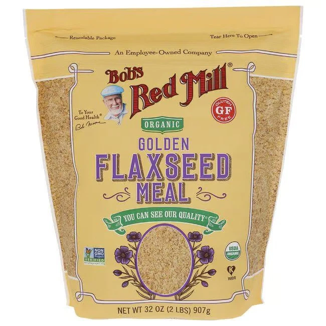 Bob's Red Mill Organic Flaxseed Meal - Golden - Case of 4 - 32 Oz