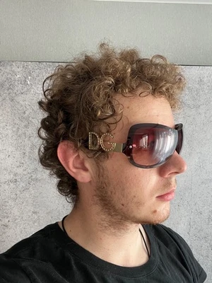 Dolce&Gabbana Oversized Sunglasses Women’s Vintage 2000s Style Brown Y2K DG Logo - Image 1 of 4