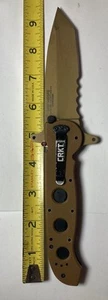CRKT Carson M16-14DSFG Tanto Desert Pre-owned. Folder - Picture 1 of 7