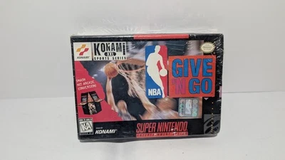 🏀 NBA Give ’N Go – SNES (Super Nintendo) Factory Sealed CIB 🏀 - Image 1 of 4