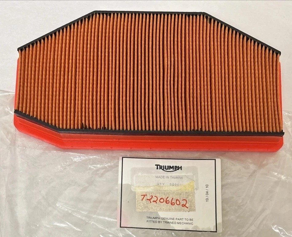 Filtro de aire Triumph Speed Triple/Speed Triple R 1994-2018 OEM #T2206602 #M577 Foto 1 de 4