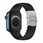 Silicone Strap Band For Apple Watch Ultra 2 49Mm Series 9 8 7 6 5 4 3 2 41/45Mm