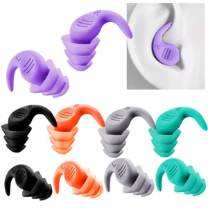 Ear Plugs Noise Cancelling Comfortable 3 Layer 40dB Earplugs for Sleep Work - Picture 1 of 20