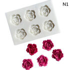Rose Flower Silicone Sugarcraft Mold Cookie Cupcake Baking Mold Kitchen To-Zk