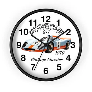 Porsch 917, Limited edition, unique gifts, kitchen clocks, Office clocks. - Picture 1 of 19