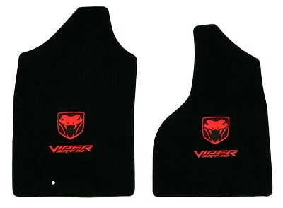 TAPETES DE ASSOALHO LLOYD Velourtex logotipos VIPER 2004 a 2006 caminhão Dodge 1500 SRT-10 - Imagem 1 de 4