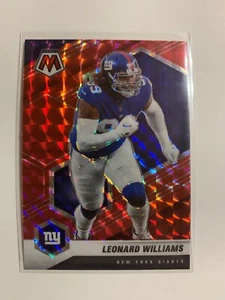 2021 MOSAIC RED PRIZM LEONARD WILLIAMS #154 - Picture 1 of 2