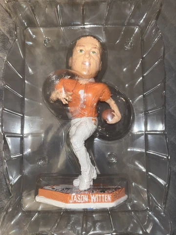 Tennessee Volunteers Legend JASON WITTEN Helmet Thematic Base Bobblehead In Box Cover
