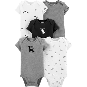 Carter's Baby Boy 5-pack Dinosaur Dino Original Bodysuits 3 Months 3M NEW - Picture 1 of 4