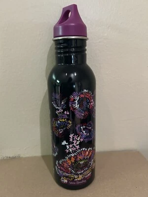 Botella de agua aislada de acero inoxidable Vera Bradley Midnight Wildflowers 25 oz Foto 1 de 4