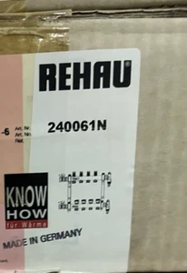 REHAU - Pro-Balance 240061N - 6-Stationen Heizverteiler, 1 Zoll, NPT, Messing - Bild 1 von 2