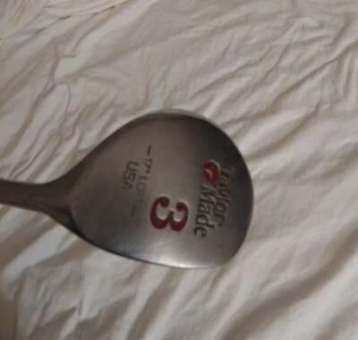 TAYLORMADE Pittsburgh Persimmon Metal 3-Wood 17° Steel Regular Flex RH 42.5" - Image 1 of 4