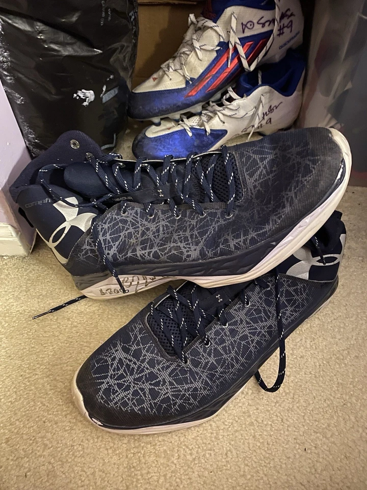 BJ Johnson Game Used Shoes LaSalle Syracuse Magic Hawks Kings - Image 1 of 1