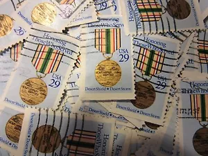 US PORTO 100 PACK OPERATION DESERT SHIELD + STORM 1991 - SCOTT # 2551 KOSTENLOSER VERSAND - Bild 1 von 1