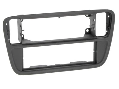 Para Seat Mii AA AAN Radio De Coche Marco De Montaje 1-DIN Negro Mate - Imagen 1 de 2