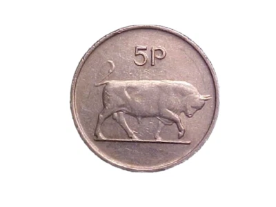 1980 Ireland 5 Pence KM# 22 - Very Nice Circ Collector Coin! -c1951xux - Image 1 of 2