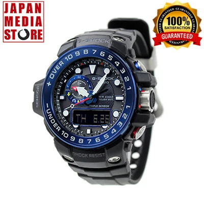 CASIO G-SHOCK GULFMASTER GWN-1000B-1BJF Triple Sensor Ver3 Solar Men Watch JAPAN - Image 1 of 4