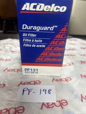 Filtro de aceite AC PF-131 NOS para Chevrolet Corvette 1956-1957 y Pontiac Foto 1 de 4