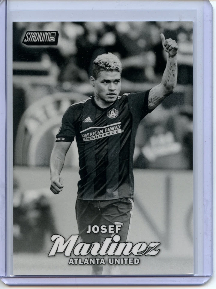 2017 Topps Stadium Club MLS Soccer BLACK & WHITE #76 Josef Martinez - Atlanta - Image 1 of 2