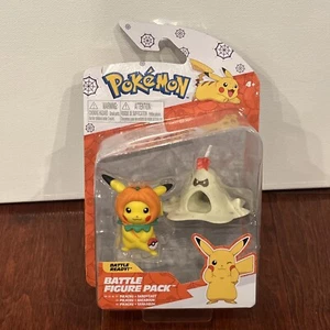 Pokemon Battle Figuren - Pumpkin Pikachu & Sandygast - Bild 1 von 2