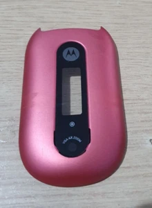 Véritable boîtier extérieur original Motorola U6 PEBL rose haut fascia extérieur - Photo 1 sur 1