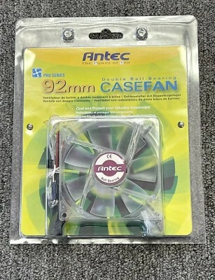 Antec Pro Series Ball Bearing 92mm PC Case Fan CaseFan NEW  - Image 1 of 2