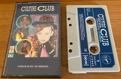 CULTURE CLUB Colour By Numbers VIRGIN VL4 2271 / CQ 10 HTF '83 CANADIAN CASSETTE - Image 1 of 4