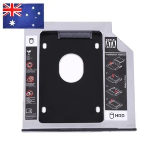 SATA to SATA 9mm SSD Case Hard Disk Drive Enclosure CD-ROM Disk Drive Bay - Afbeelding 1 van 9
