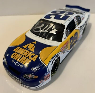 NASCAR #29GM Goodwrench/AOL 2001 firmado por Kevin Harvick escala 1:24 diecast Foto 1 de 4
