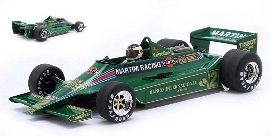 Modellino auto formula 1 F1 scala 1:18LOTUS FORD 79 F1 MARTINI GP ARGENTINA 1979 - Immagine 1 di 1