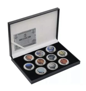 NUESTRO SISTEMA SOLAR Monedas Conmemorativas de Plata Espacio/Planetas/Estrellas Tierra/Luna/Marte - Imagen 1 de 9