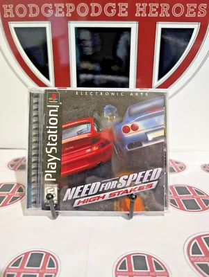 Need for Speed: High Stakes - Sony PlayStation 1 - PS1 - CIB - Cleaned/Tested - Image 1 of 4